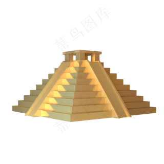国家地方著名地标玛雅金字塔,免抠元素