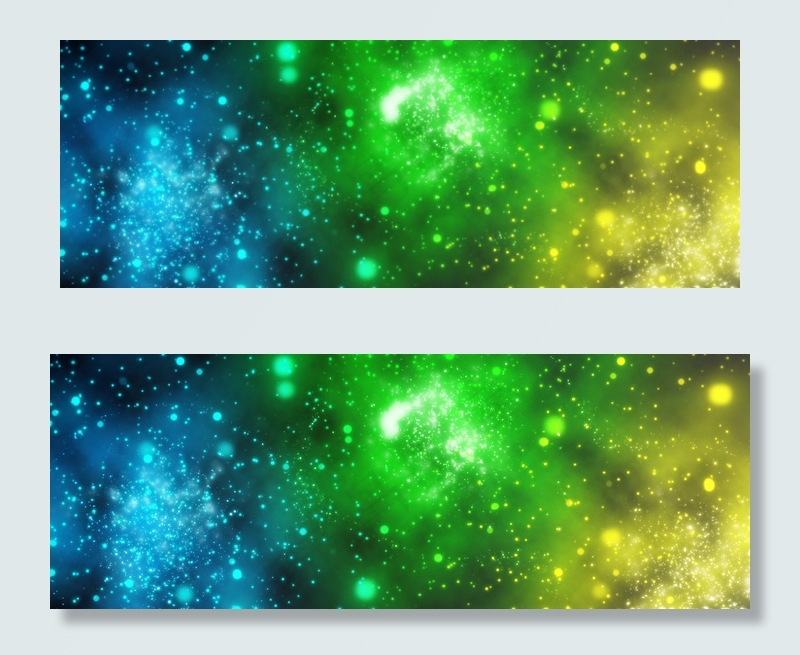 简单渐变色星空彩