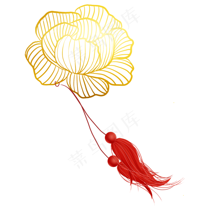金属花朵书签(2048X2048(DPI:132))psd模版下载