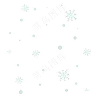 冬天雪花,免抠元素