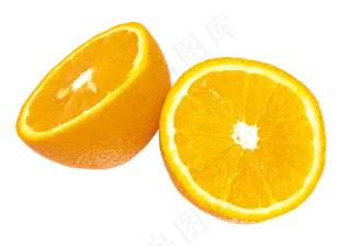 半块水果橙子