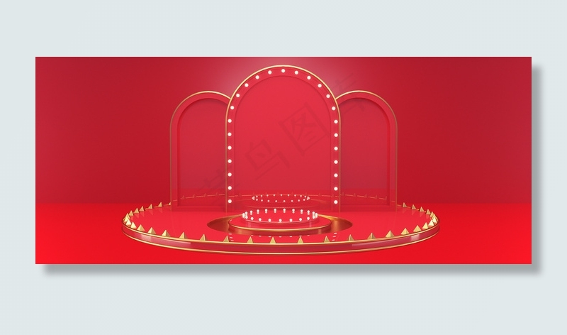 淘宝电商展台banner