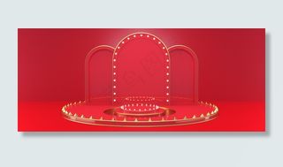 淘宝电商展台banner