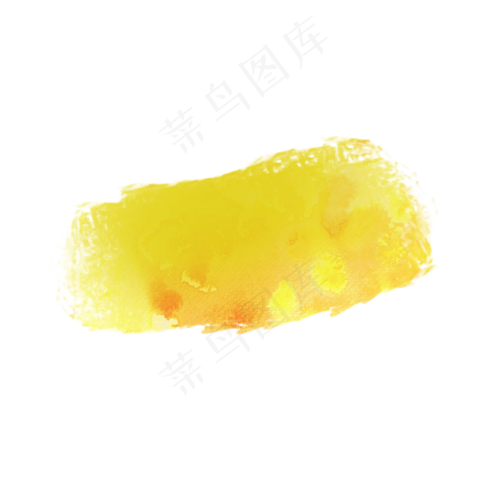 黄色水彩涂鸦笔刷(3000X3000(DPI:300))psd模版下载