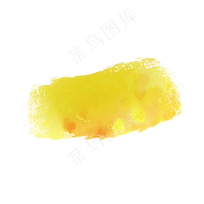 黄色水彩涂鸦笔刷(3000X3000(DPI:300))psd模版下载