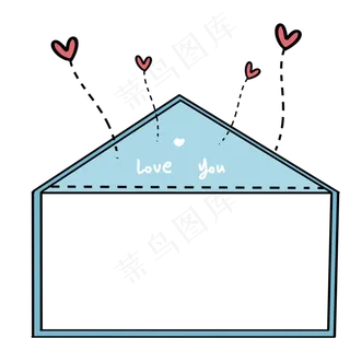 情人节爱心手绘边框