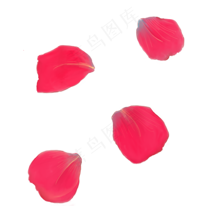 玫瑰花瓣漂浮花卉装饰