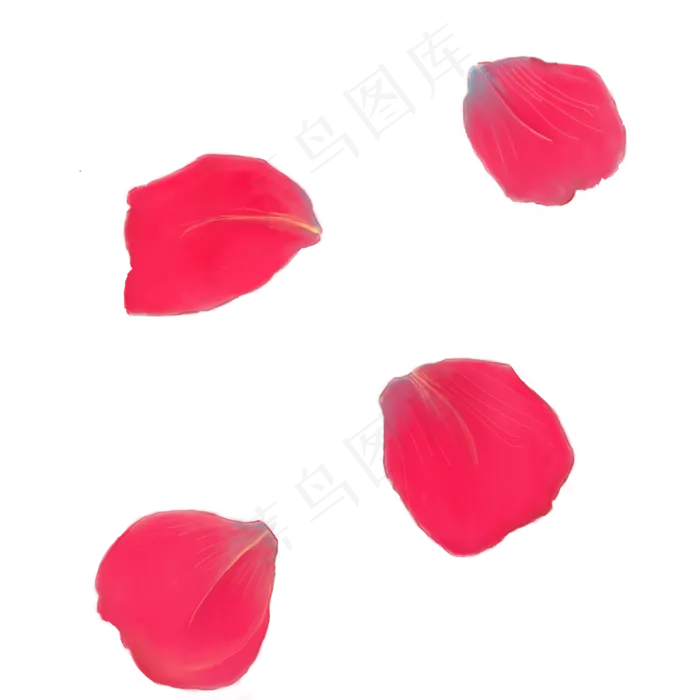 玫瑰花瓣漂浮花卉装饰(2835X2835(DPI:300))psd模版下载