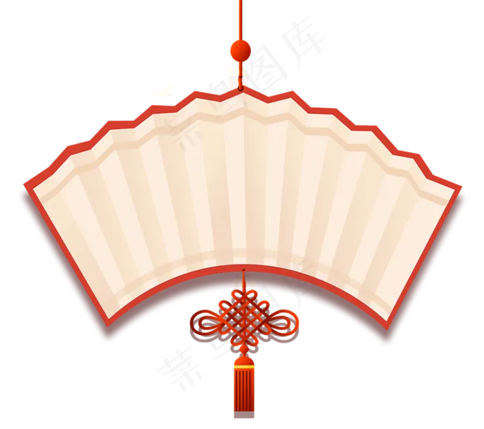 扇面中国结文字边框,免抠元素(1185X1052(DPI:200))psd模版下载