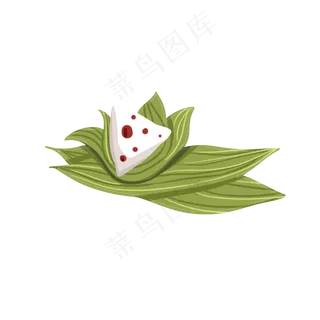 端午节粽子粽叶PNG素材