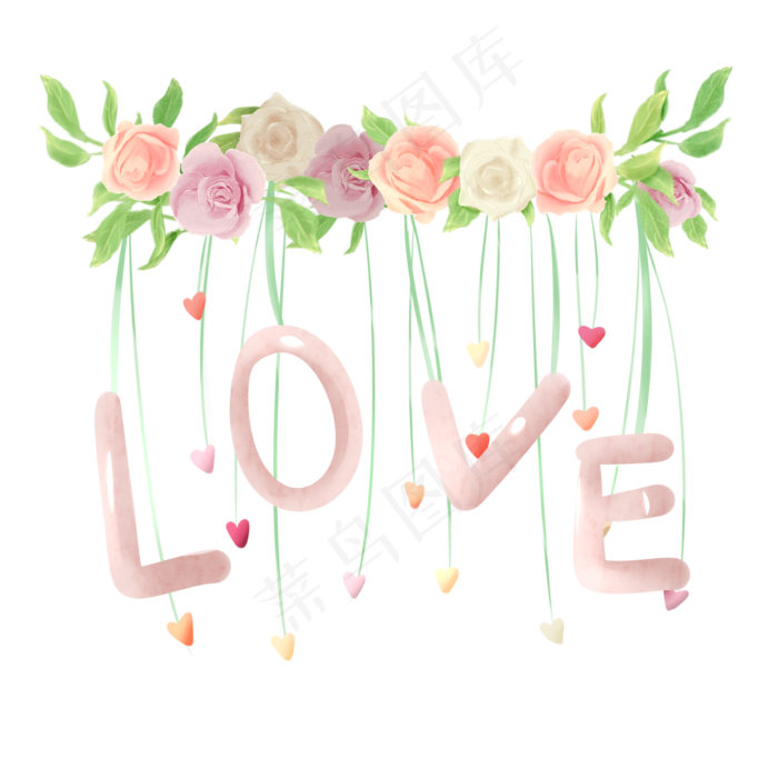 情人节玫瑰花装饰