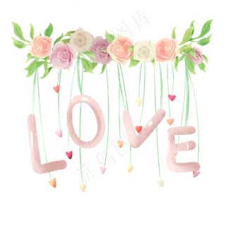 情人节玫瑰花装饰