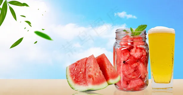 夏日水果冰爽清凉