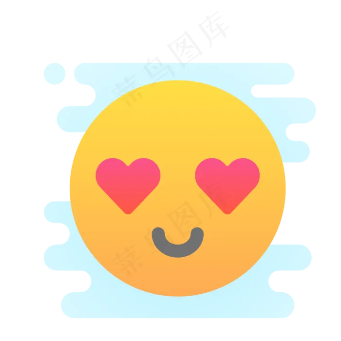 二眼桃心头像免抠图(2000X2000(DPI:300))psd模版下载