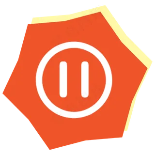 视频播放icon图标暂停