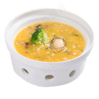 滋补鲍鱼粥,免抠元素