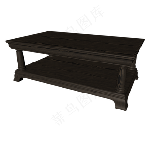 黑木茶几