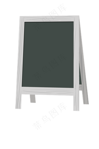 高考季手绘绿色黑板