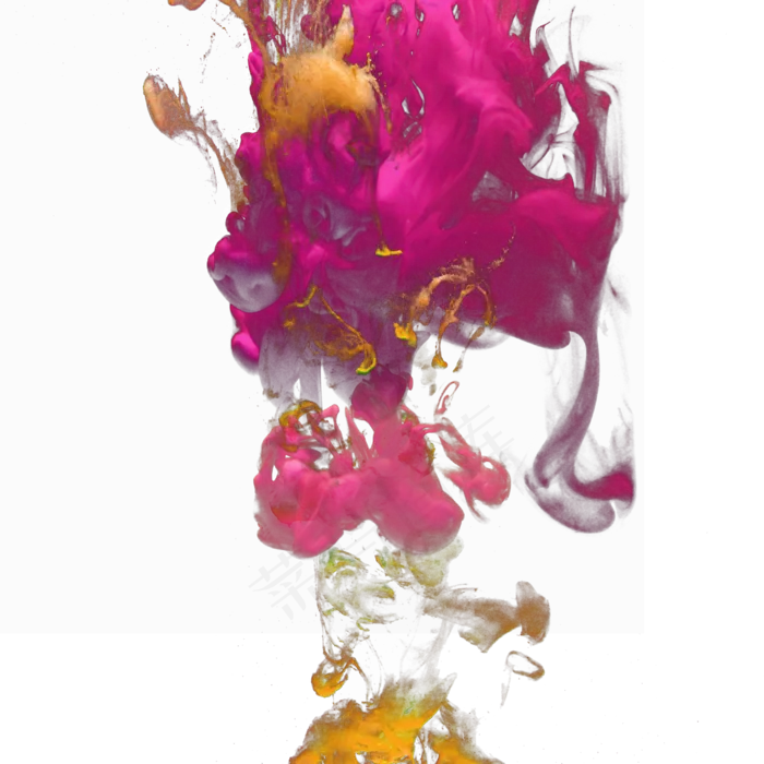 桃色渐变水墨墨水颜料烟雾装饰,免抠元素(2500*2500px 300 dpi )psd模版下载