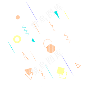 卡通矢量促销漂浮氛围电商