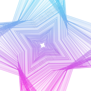 抽象创意彩色渐变线条图案元素,免抠元素