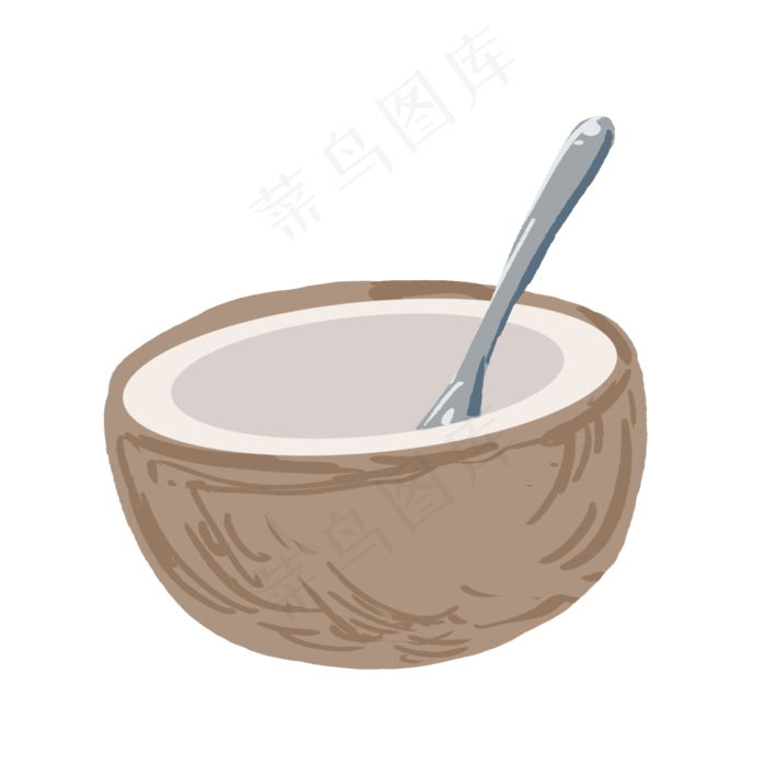 夏天水果饮料椰子