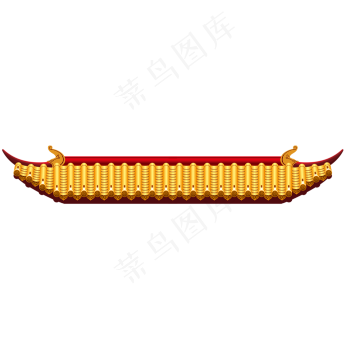 金色古风房顶(2000X2000)