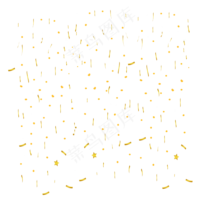 节日庆祝派对礼花碎片,免抠元素(2000*2000px)ai矢量模版下载