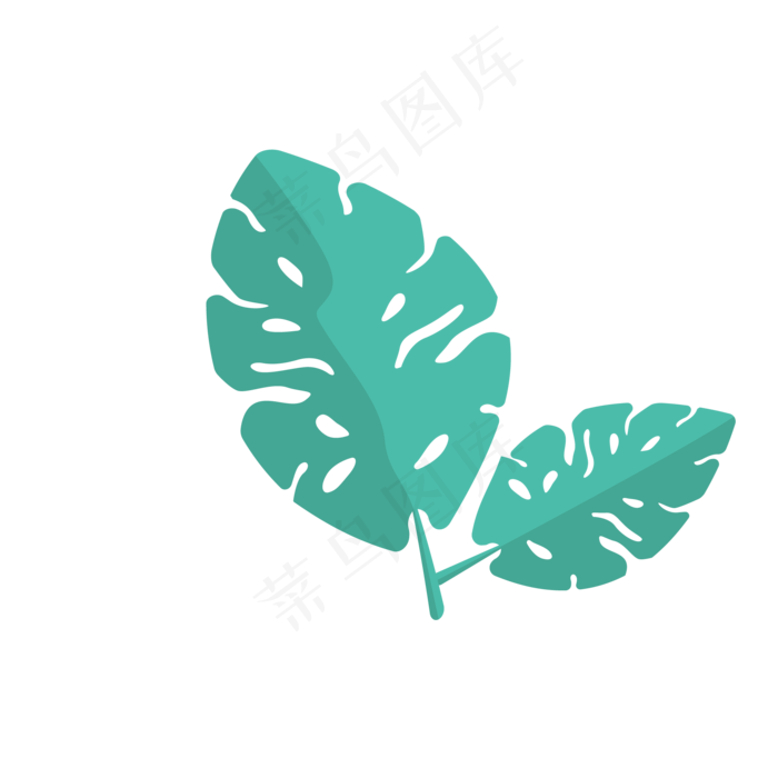绿色植物树叶元素