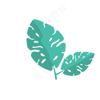 绿色植物树叶元素