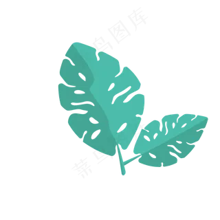 绿色植物树叶元素