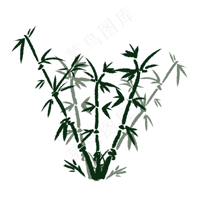 清明节的竹子