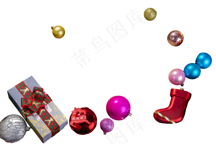 礼盒彩球,免抠元素