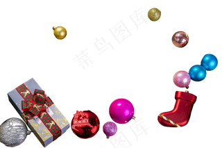 礼盒彩球,免抠元素