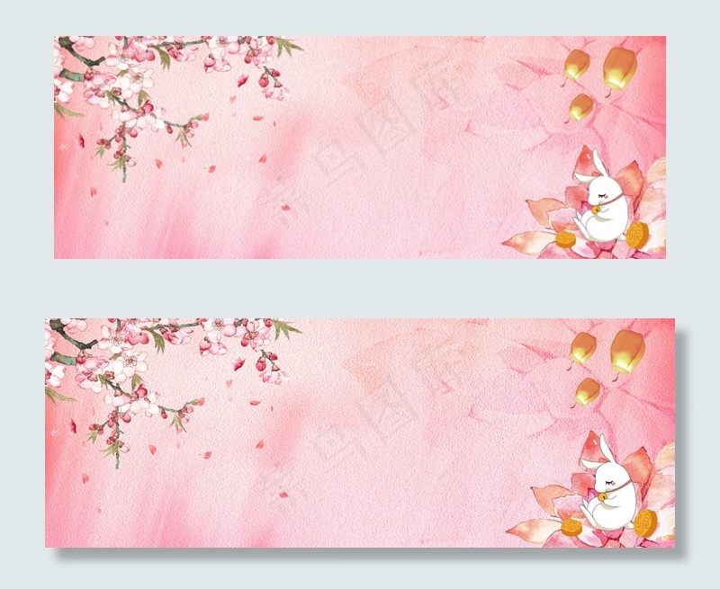 创意合成中秋节背景