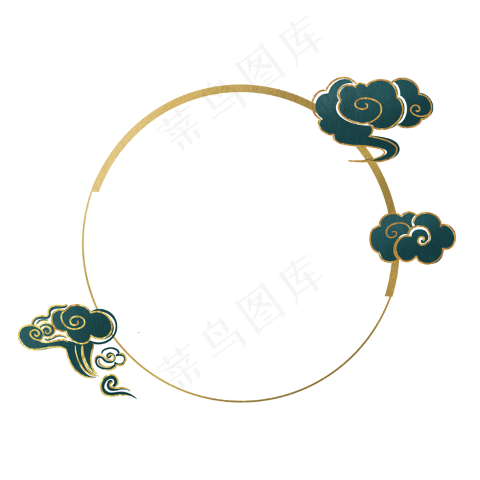 中国风简约圆环