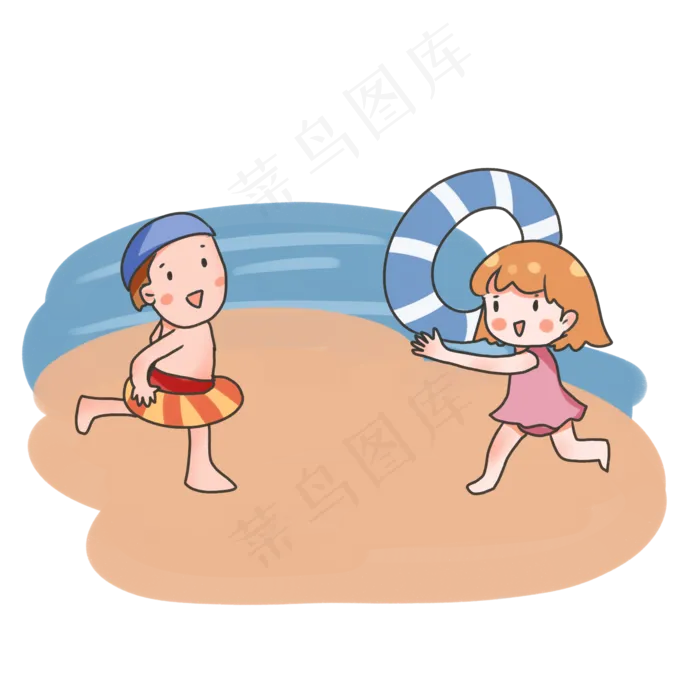 卡通六一儿童节小孩子玩游戏(2000X2000(DPI:300))psd模版下载