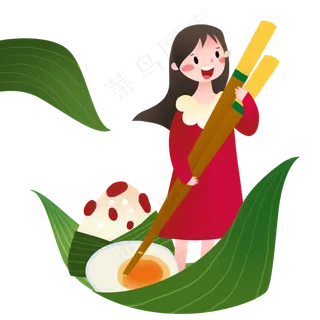 端午节咸鸭蛋粽子