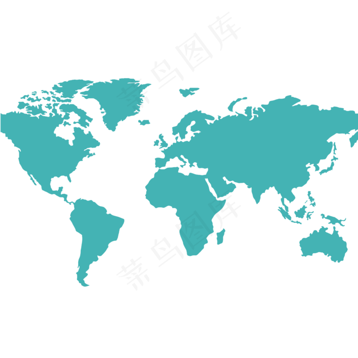 七大洲地图,免抠元素(2000*2000px 300 dpi )