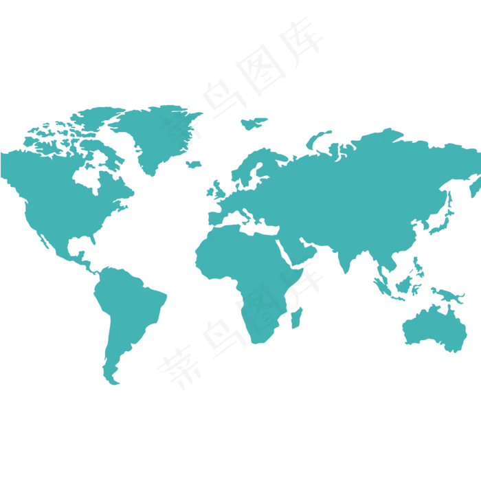 七大洲地图,免抠元素(2000*2000px 300 dpi )