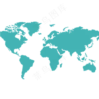 七大洲地图,免抠元素