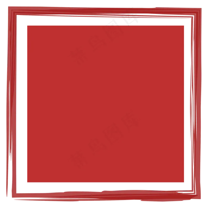 红色印章(2000*2000px 300 dpi )ai矢量模版下载