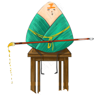 卡通可爱端午粽子矢量