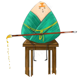 卡通可爱端午粽子矢量