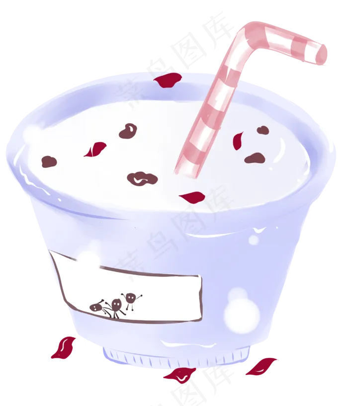 美味水果酸奶(3000X3500(DPI:300))psd模版下载