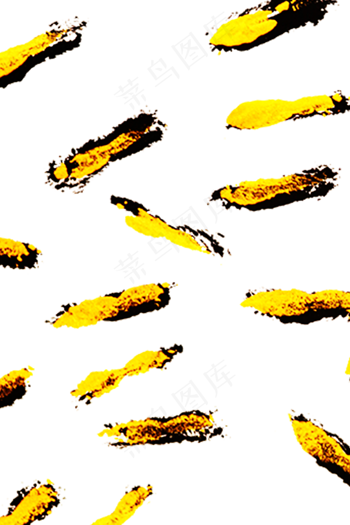 毛笔笔触黑金(1024X1536(DPI:150))psd模版下载