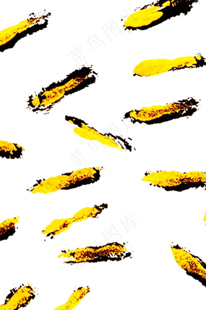 毛笔笔触黑金(1024X1536(DPI:150))psd模版下载