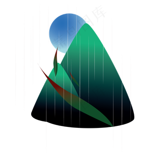 清明节绿水青山思乡