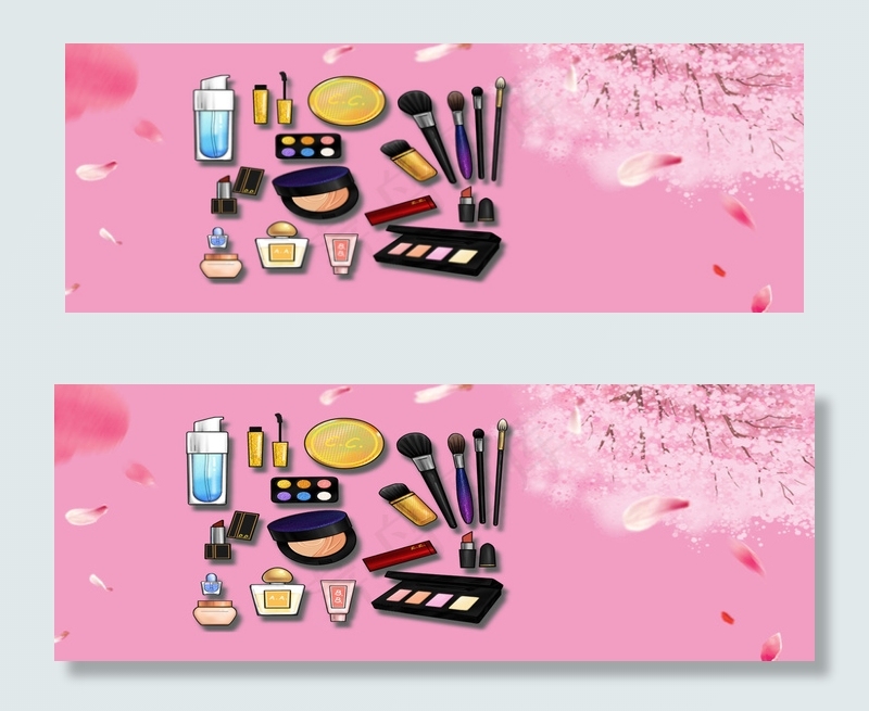 感恩节美妆大促banner