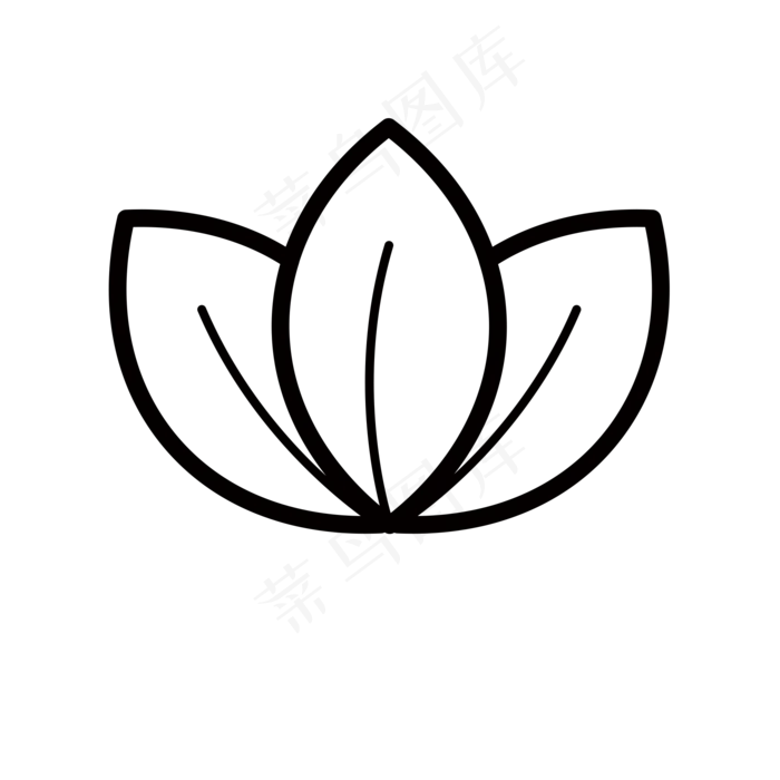 扁平化植物(2000X2000(DPI:300))psd模版下载